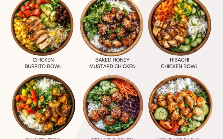 black bean rice bowl