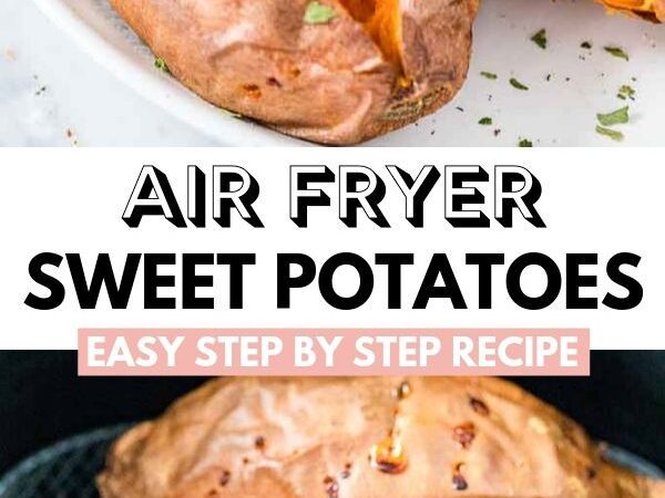 air fryer baked sweet potatoes