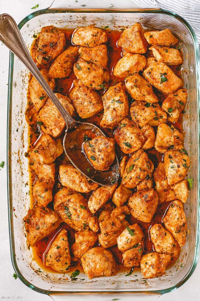 oven baked chicken bites