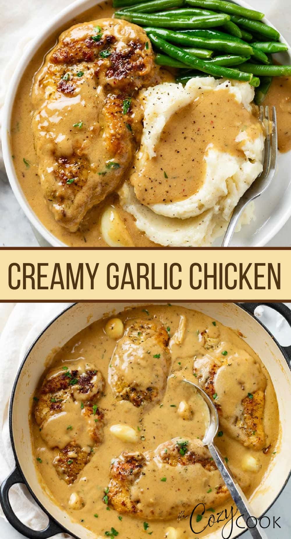 Creamy Garlic Chicken Dinner