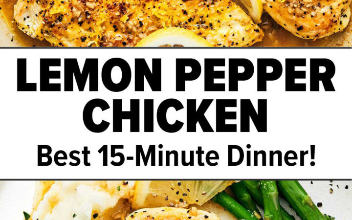 healthy lemon pepper chicken