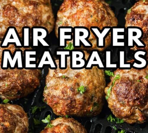 easy air fryer meatballs