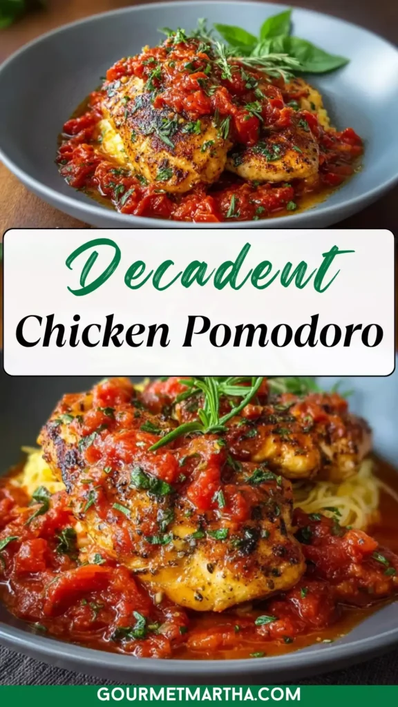 pasta pomodoro with chicken