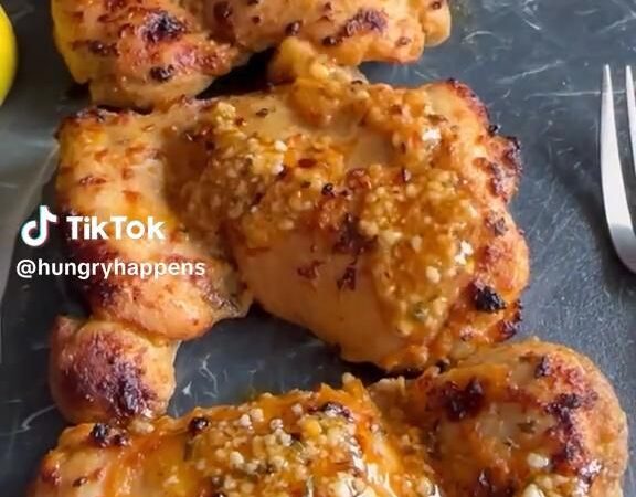 lemon garlic chicken thighs