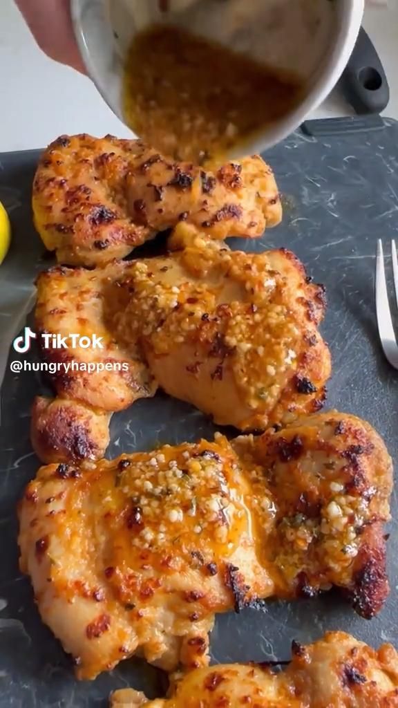 lemon garlic chicken thighs
