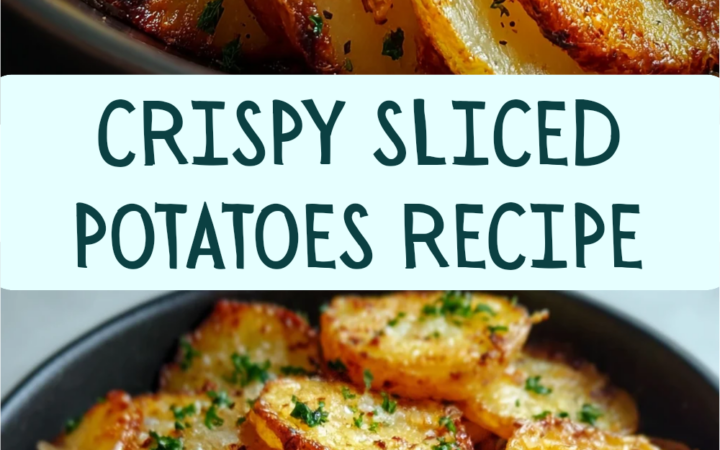 thin sliced potatoes in oven