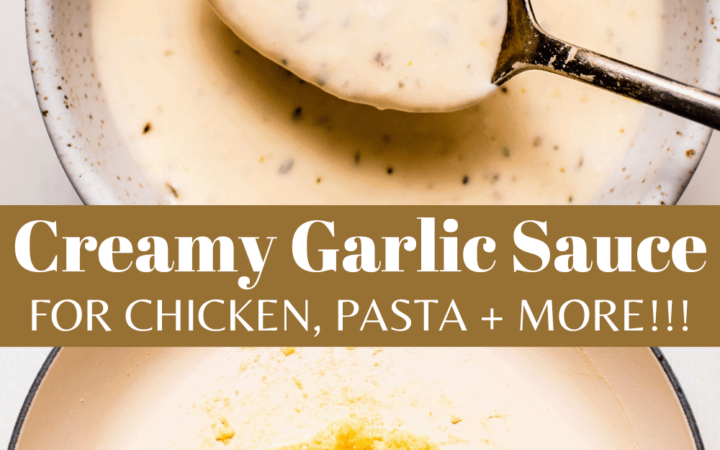 simple garlic cream sauce