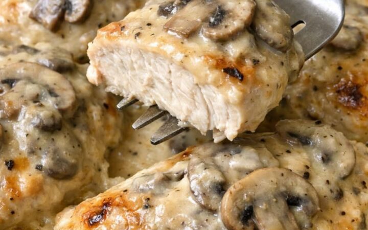 chicken with cream of mushroom soup