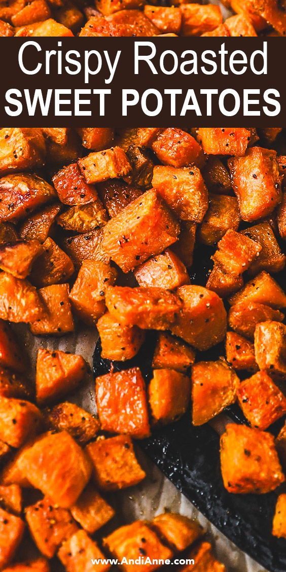 Roast Sweet Potato Cubes