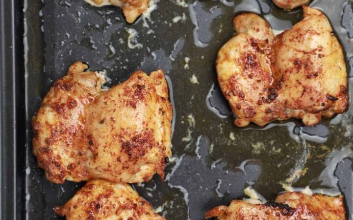 how long to bake boneless chicken thighs
