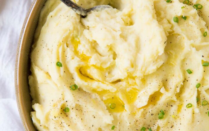 mashed roasted potatoes