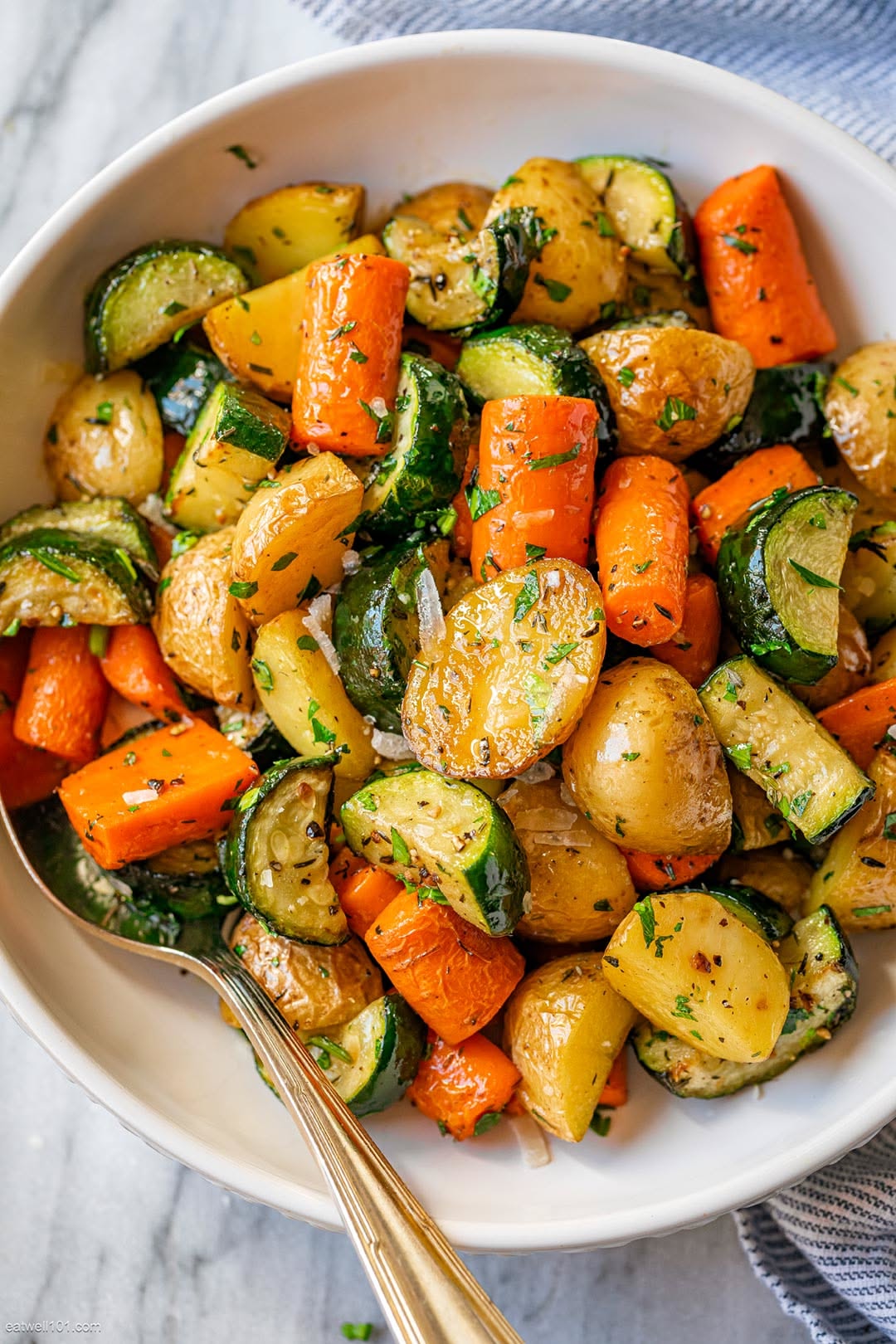 Rainbow Veggie Rice Bowl
