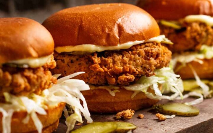 crispy burger recipe