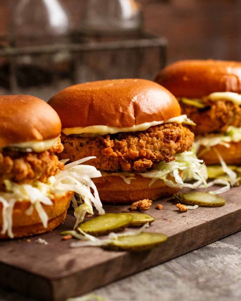 crispy burger recipe