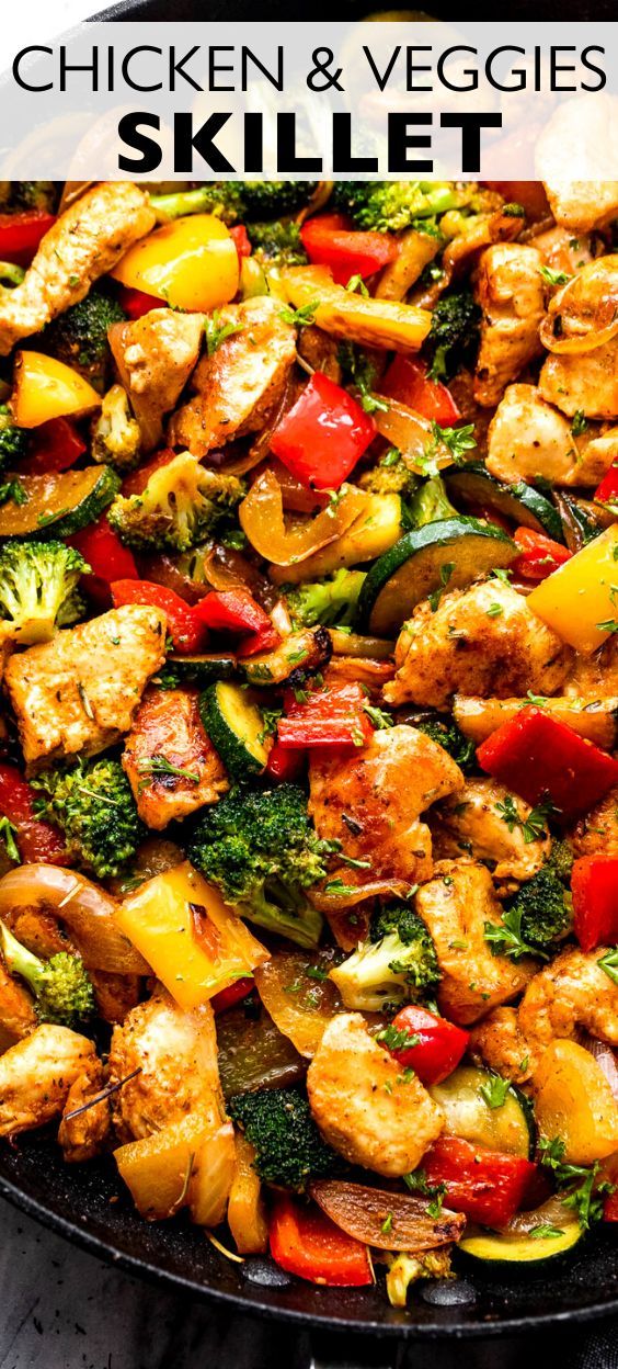 Chicken and Vegetables Skillet