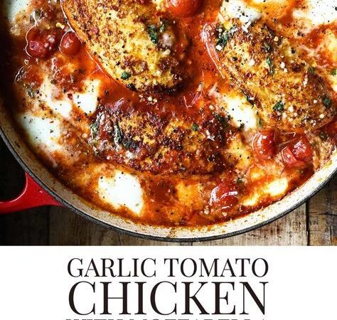 garlic tomato chicken mozzarella