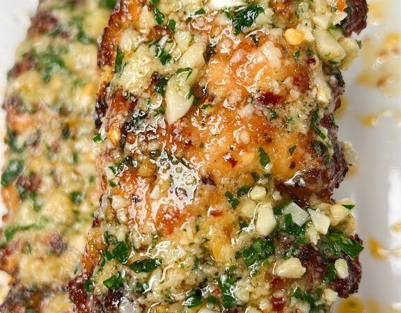 garlic parmesan chicken skewers