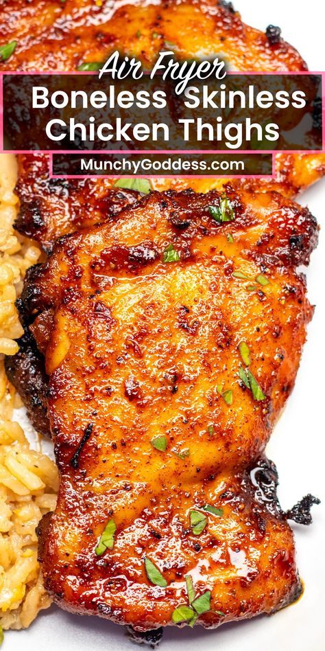air fry chicken thighs boneless skinless
