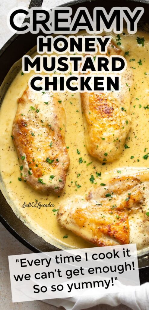 creamy honey mustard chicken