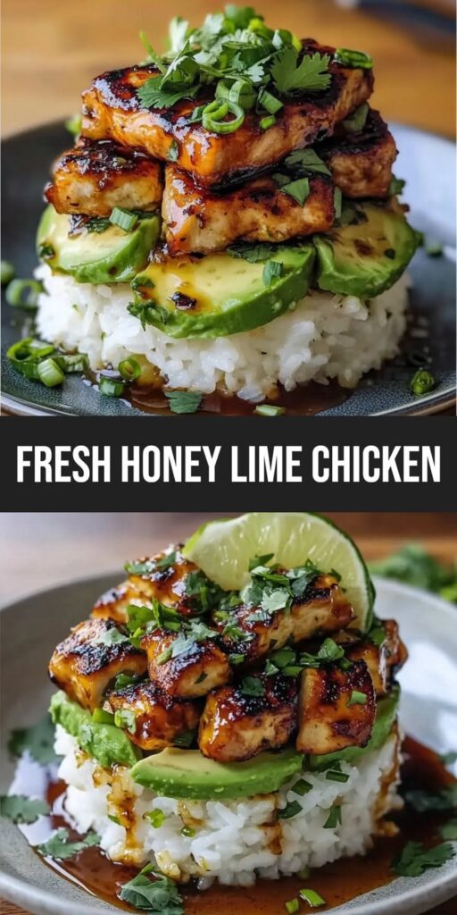 honey lime chicken stack recipe