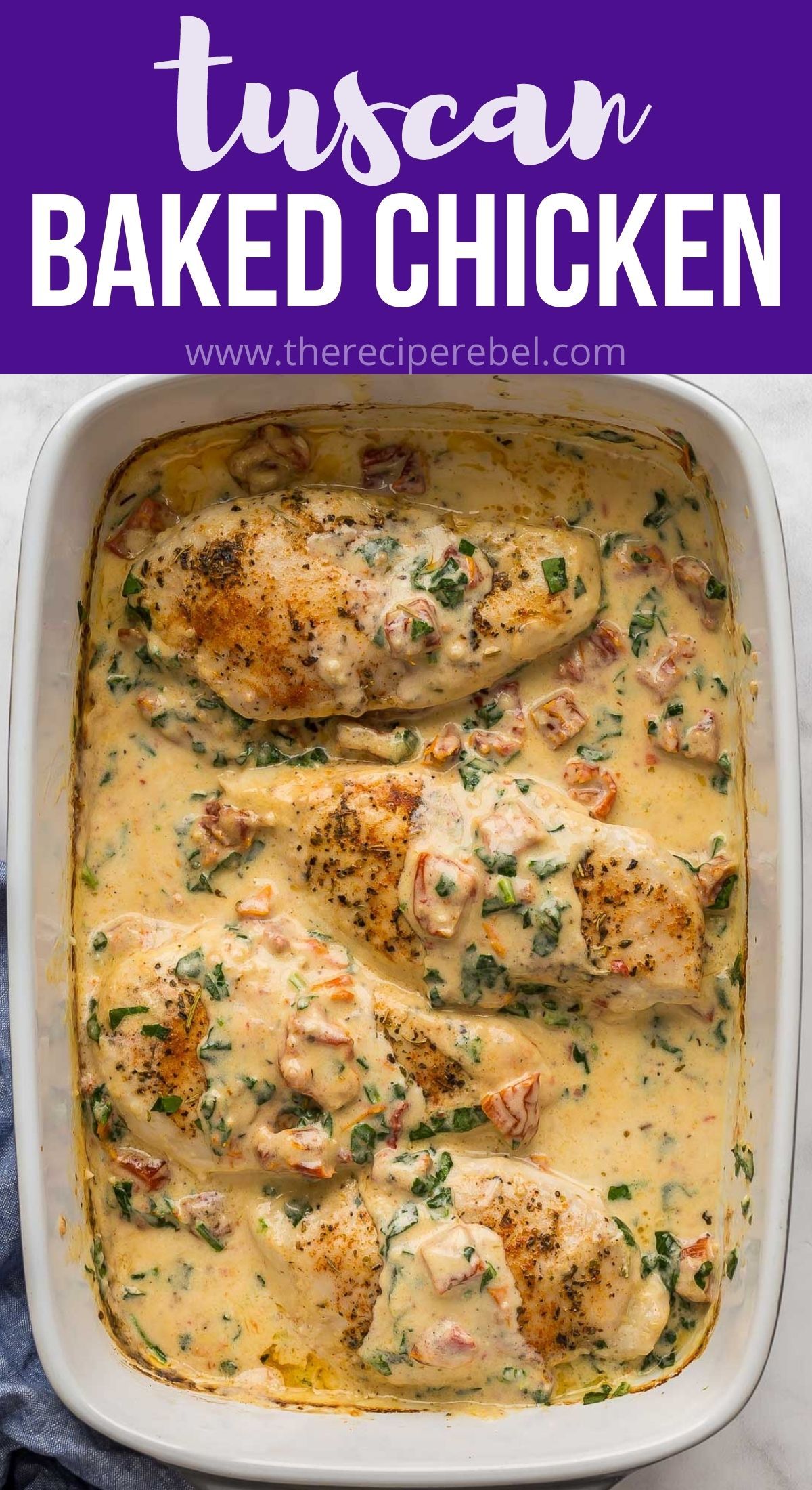 Baked Tuscan Chicken