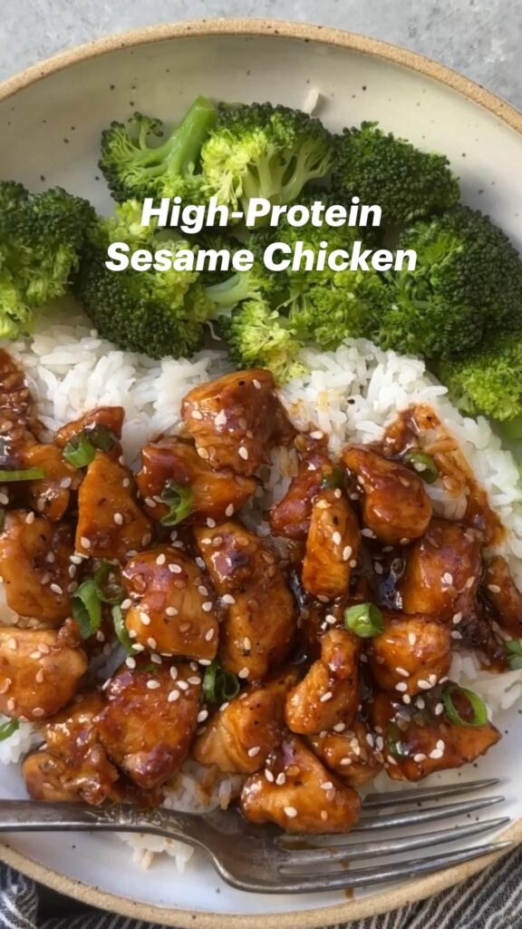 high protein sesame chicken recipe