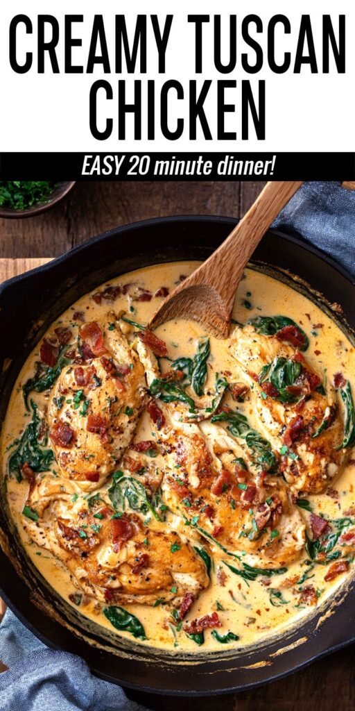 creamy tuscan chicken recipe