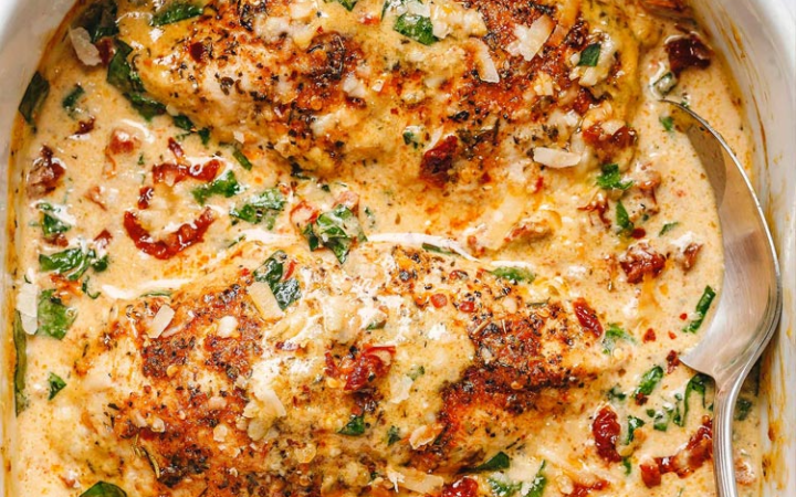 one pan chicken and veggies