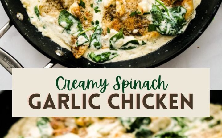 creamy spinach garlic chicken
