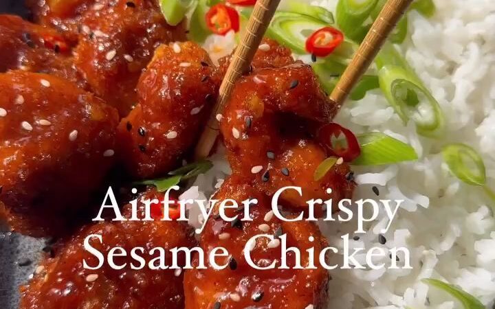 airfryer sesame chicken recipe