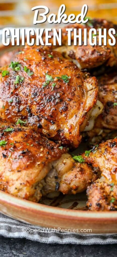 baked chicken thighs recipe