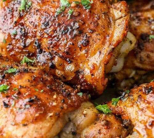 baked chicken thighs recipe