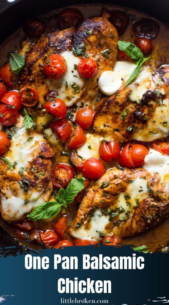 one pan balsamic chicken