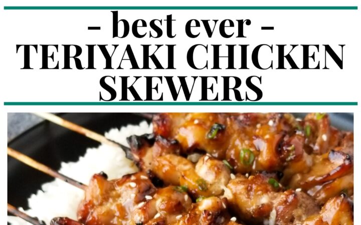 teriyaki chicken skewers recipe