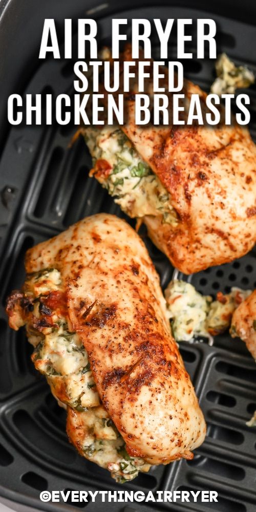 air fryer stuffed chicken breast