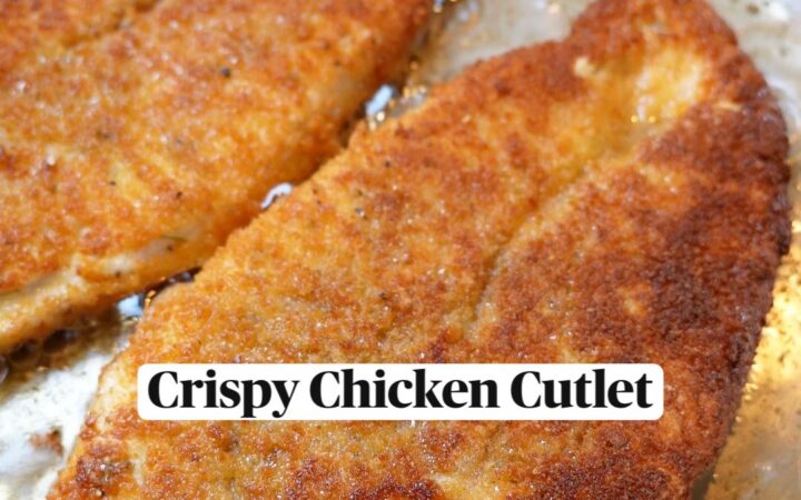 crispy chicken cutlet recipe
