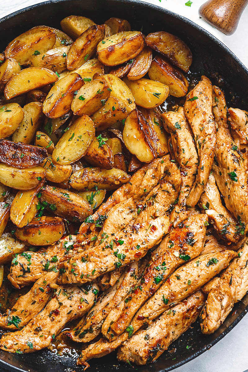 Garlic Butter Chicken and Potatoes
