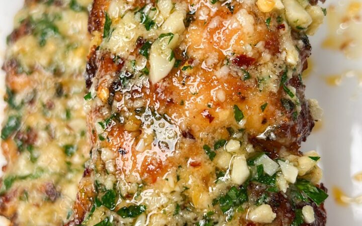 garlic parmesan chicken skewers