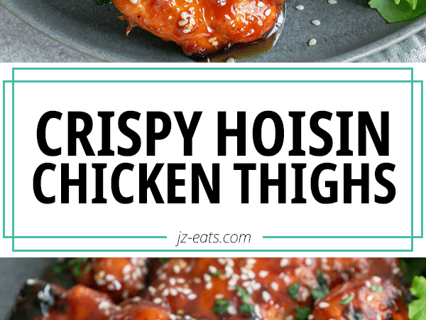 crispy hoisin chicken thighs