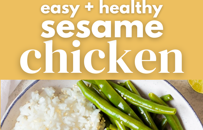 easy healthy sesame chicken recipe