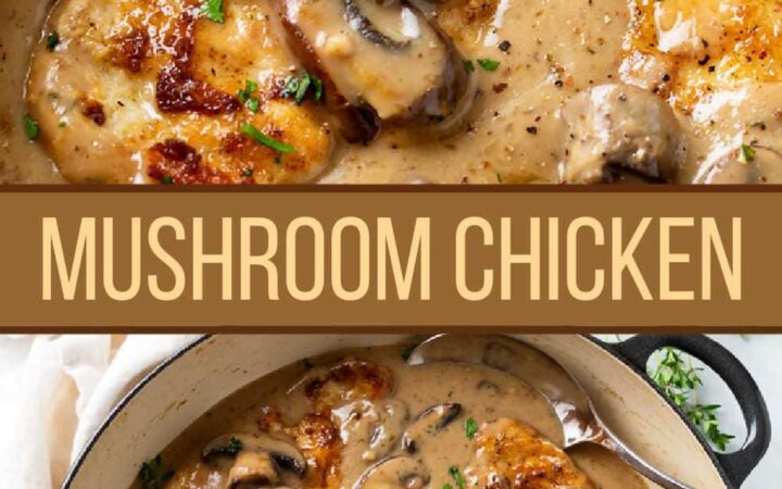creamy mushroom chicken skillet recipe