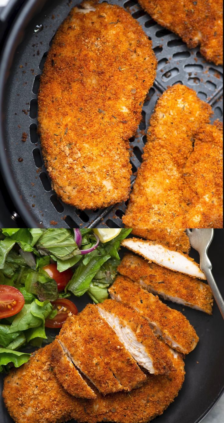 Air Fryer Crispy Chicken Breast