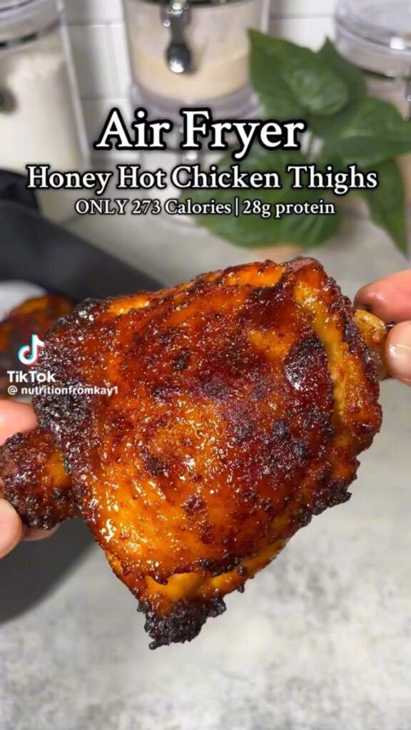 air fryer honey hot chicken thighs