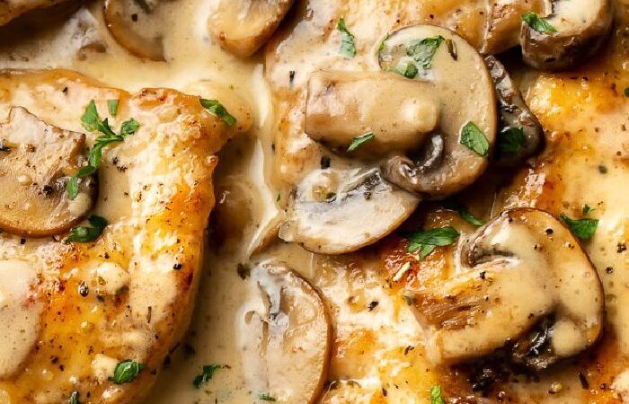creamy white wine chicken