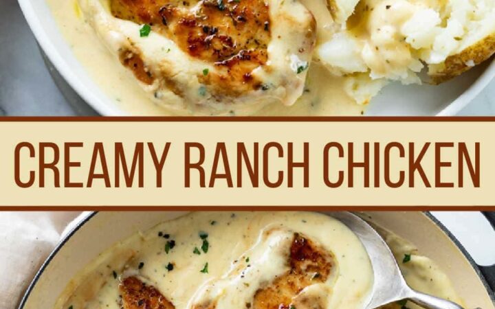 creamy ranch chicken skillet recipe