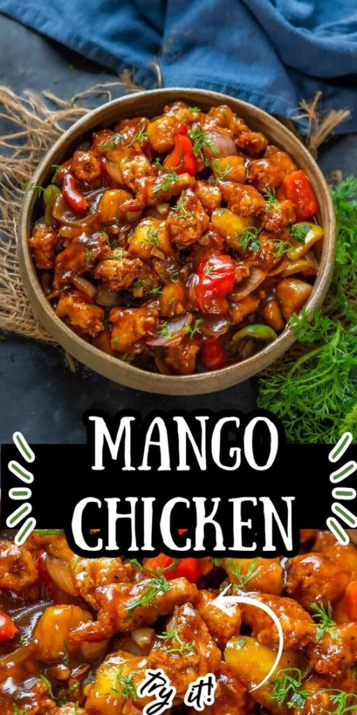 chinese mango chicken stir fry recipe