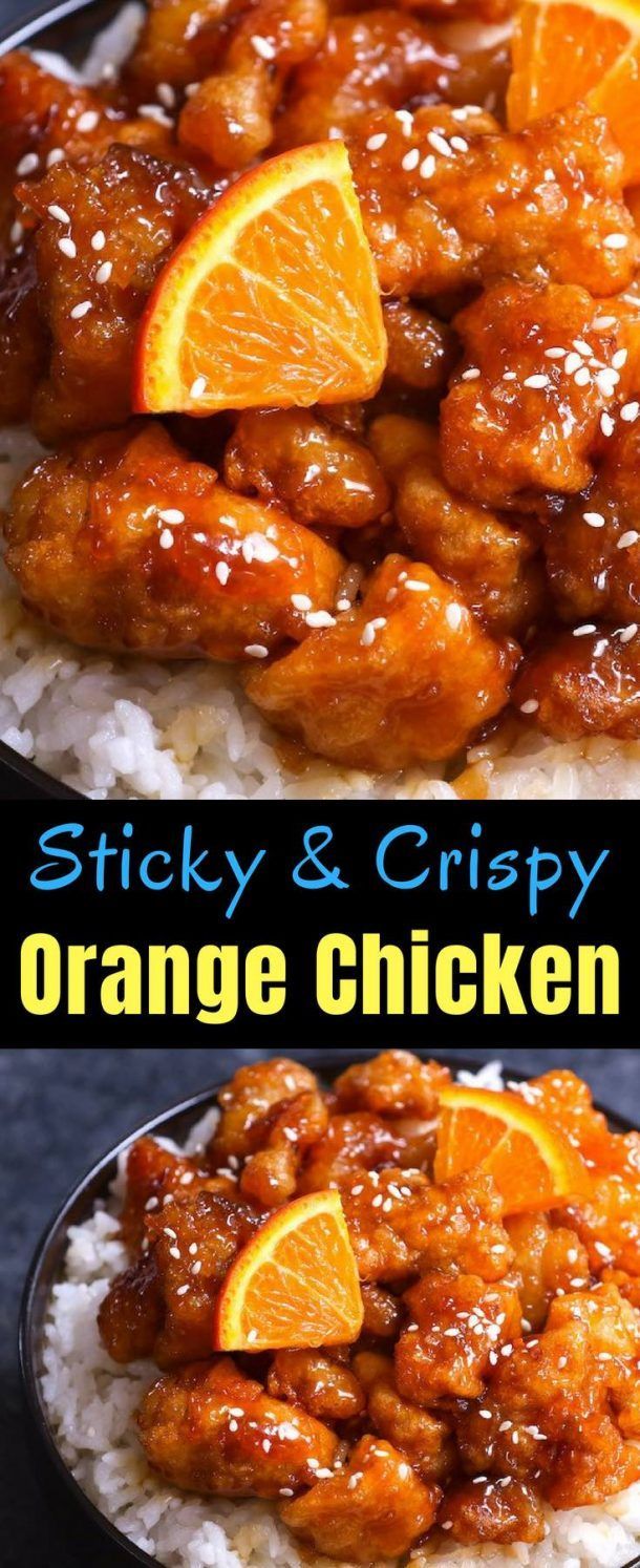 Chinese Orange Chicken With Rice