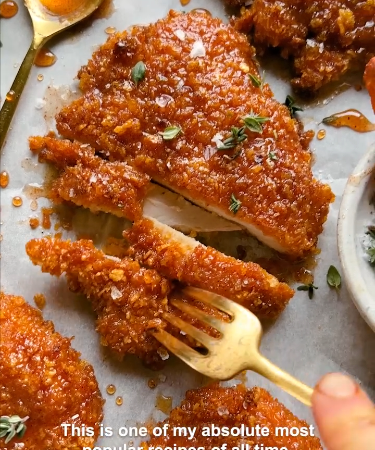 baked crunchy hot honey chicken