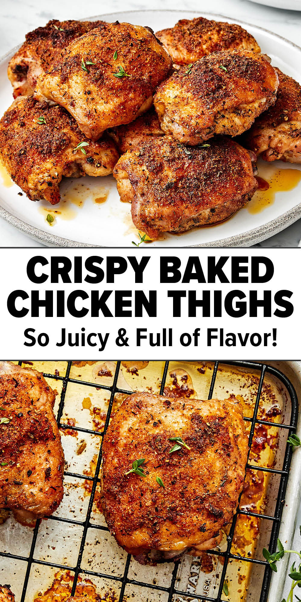 Best Baked Chicken Thighs