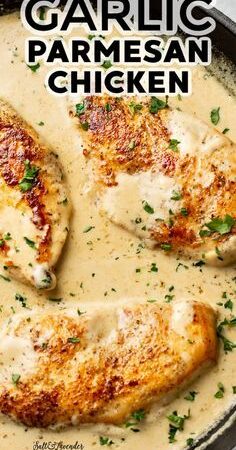 creamy garlic parmesan chicken recipe